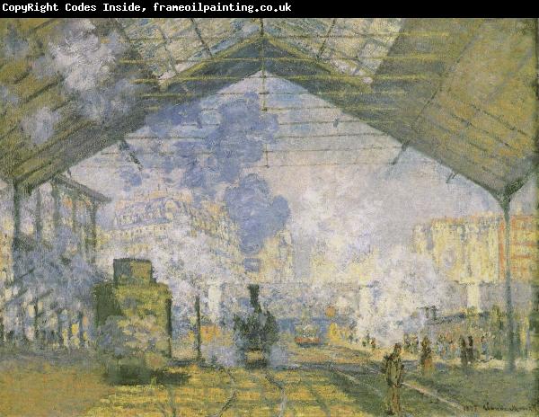Claude Monet Saint Lazare train station